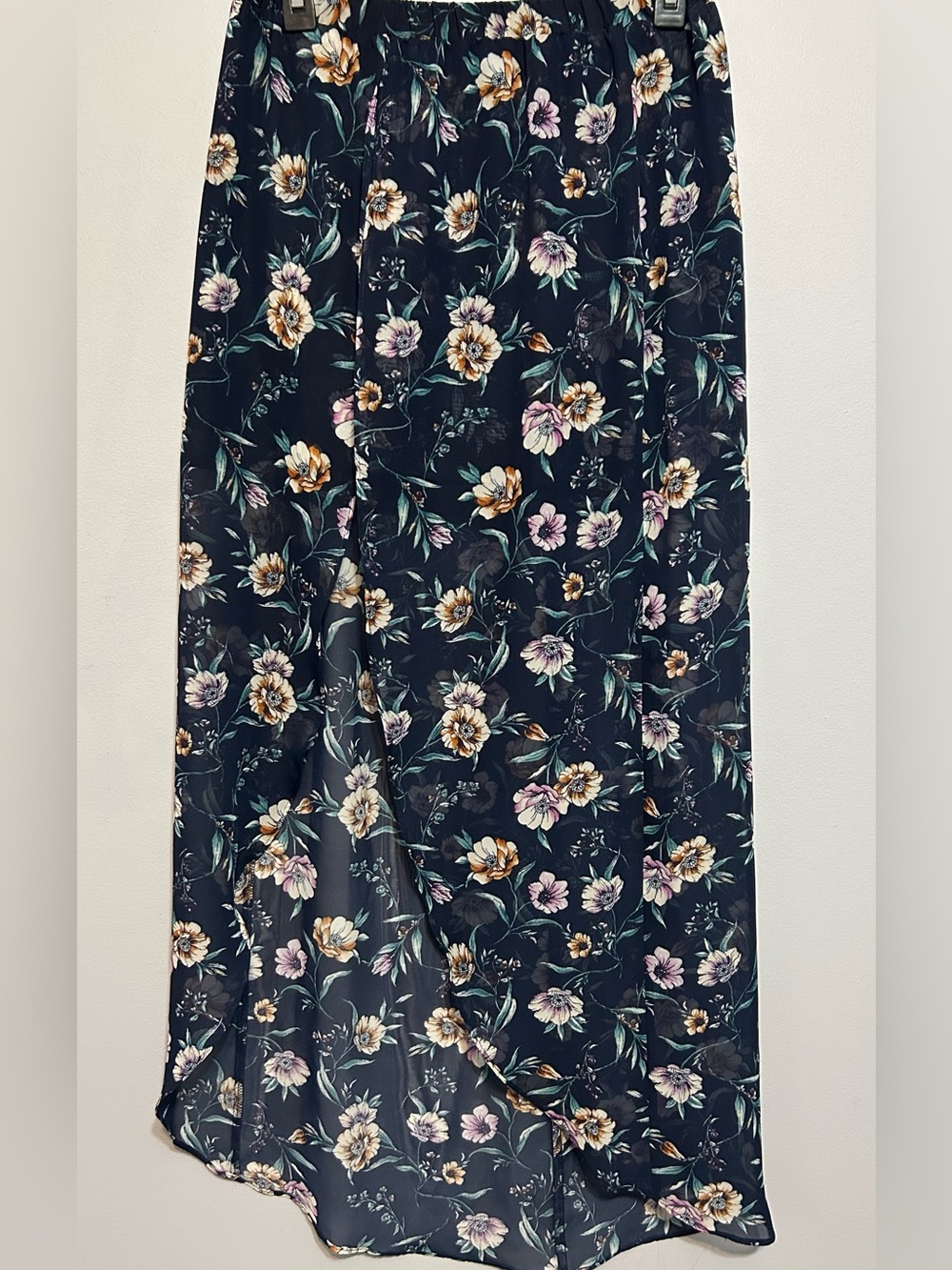 A. Byer 2 Piece Floral Crop Top and Short/Skirt Combo - Picture 9 of 16